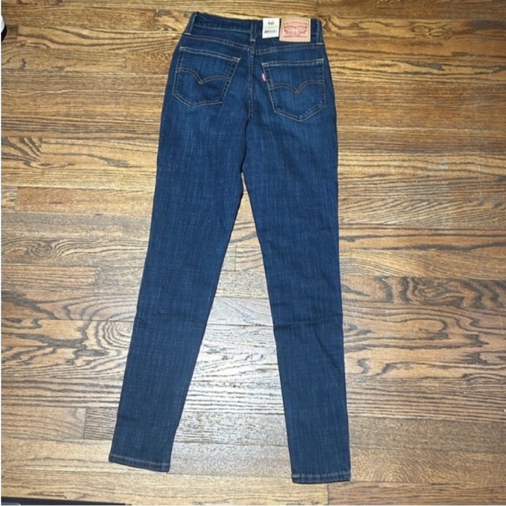 Women's Levi’s 721 High Rise Skinny Blue Jeans - Picture 5 of 8